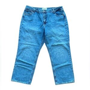 Boden Straight Leg Jeans Size 33 Regular High Rise Women Plus Midsize